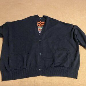 Dressed in Lala Hear Me Roar Oversized Tiger Cardigan L/XL